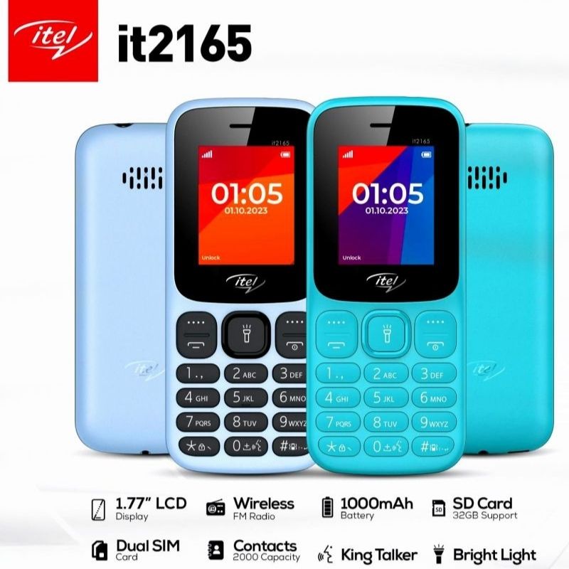 Itel,2165,Dual,SIM,Feature,Phone
