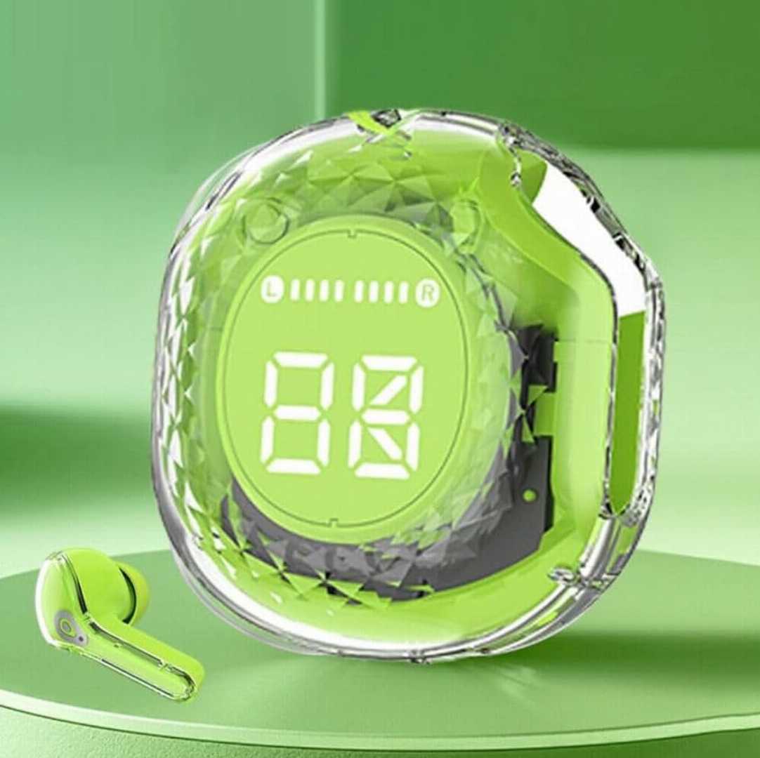 Ultrapods,Pro,True,Wireless,Earbuds,with,Display,Transparent,Design,,Bluetooth,5.3,Water,Proof