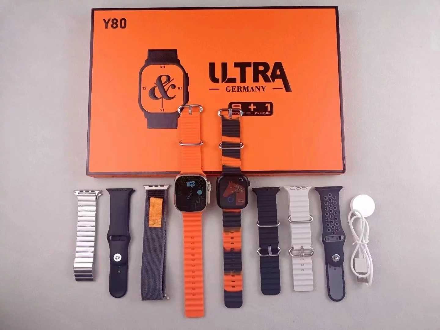 Y80,Ultra,Smartwatch,with,8,Strap
