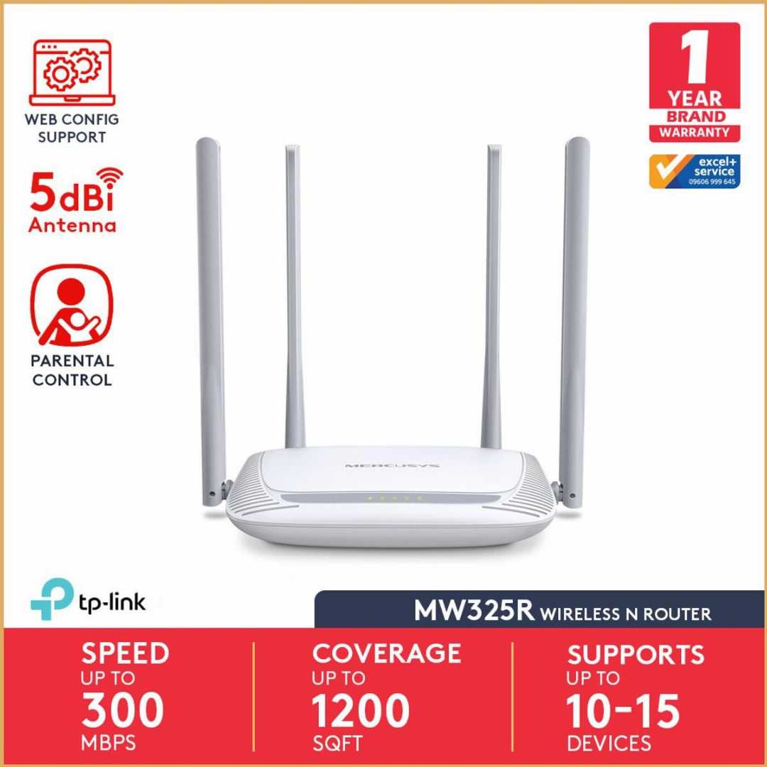 Mercusys,MW325R,300Mbps,Enhanced,Wireless,N,Router
