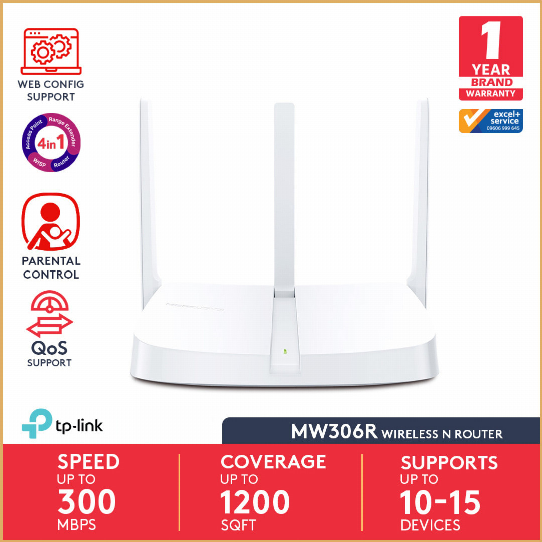 Mercusys,MW306R,300Mbps,Multi-Mode,Wireless,N,Router