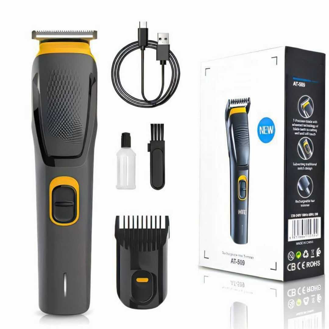 HTC AT-509, HTC trimmer price in Bangladesh, hair trimmer for men, beard trimmer rechargeable, professional trimmer BD, HTC hair clipper