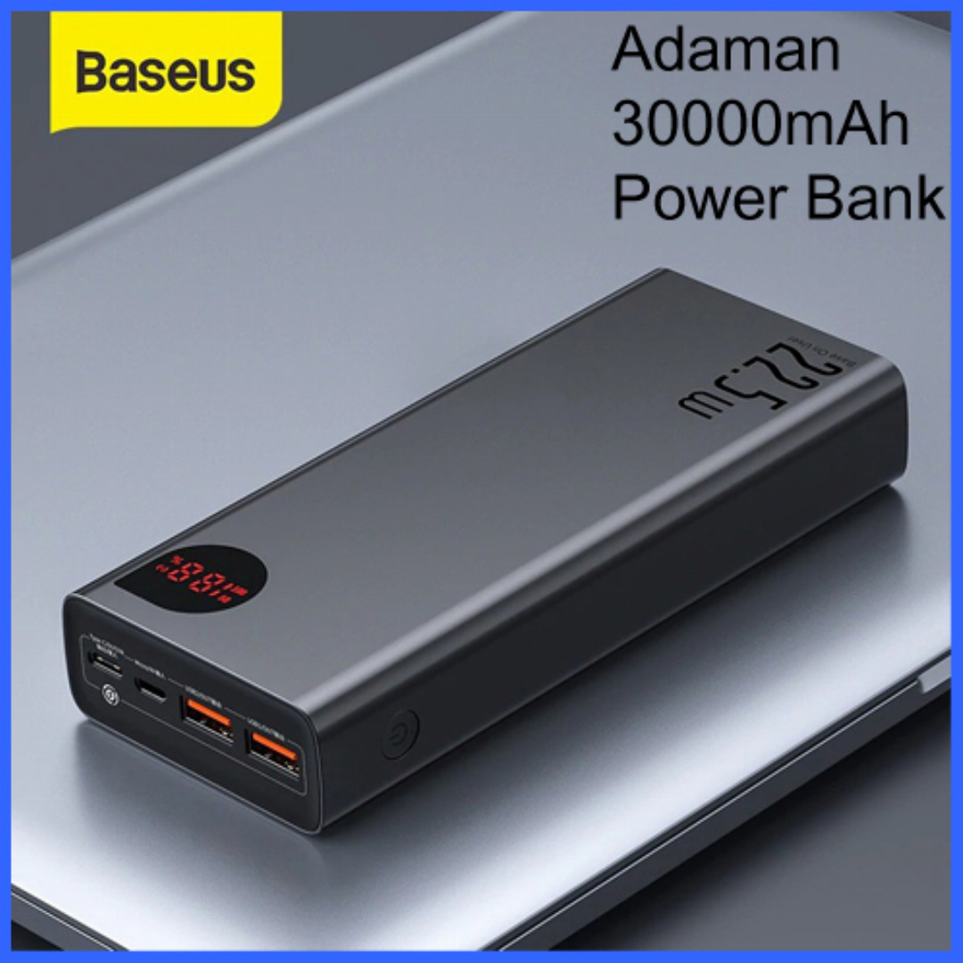 Baseus,Adaman,Metal,Digital,Display,Power,Bank,20000mAh,22.5W,Quick,Charge,Fast,Charging,Portable,Battery,Pack