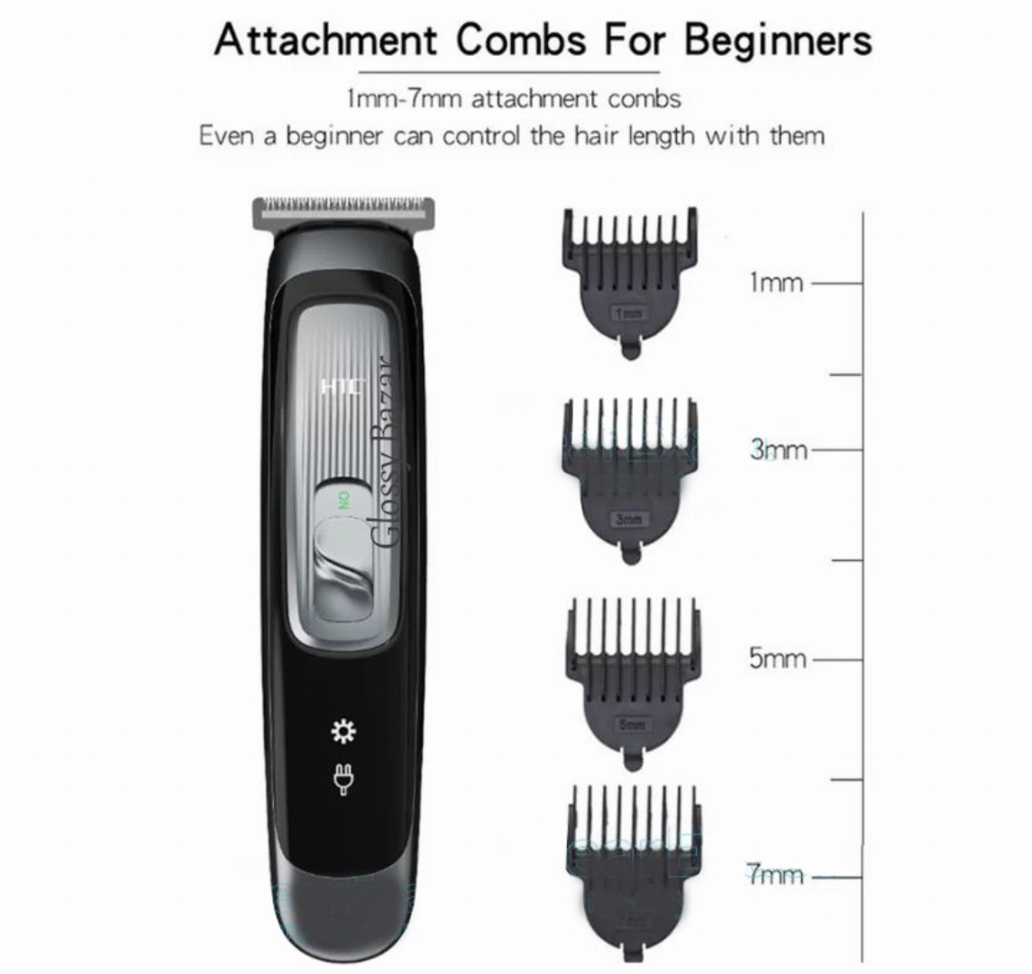 HTC,AT-505,Hair,and,Beard,Trimmer,Type-C,Charging,Professional,Rechargeable,Grooming,Kit