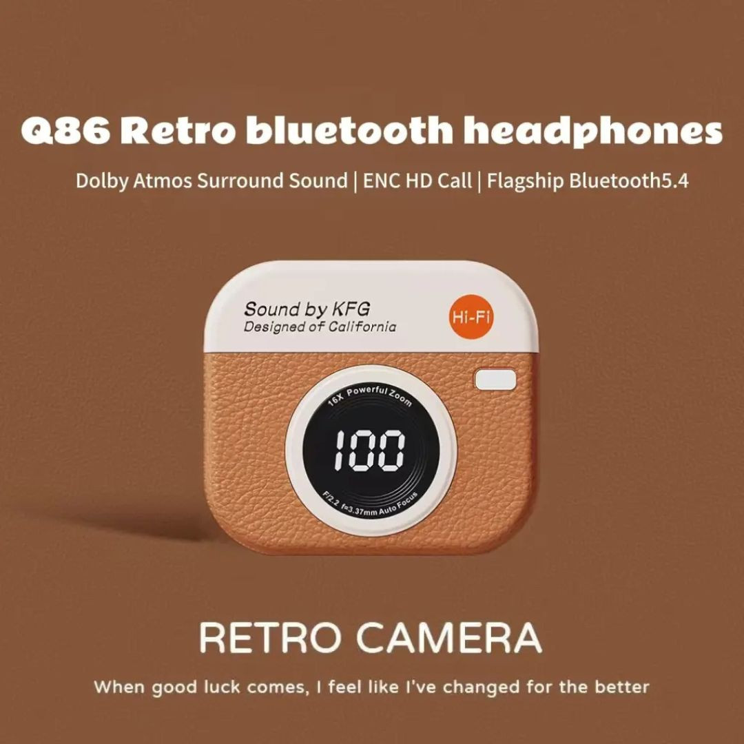 ,AirPods,Special,Edition,Smart,Digital,Display,Wireless,Earbuds,Bluetooth,High,Quality,Stereo,Sound,Retro,Camera,Style,TWS,Earphones